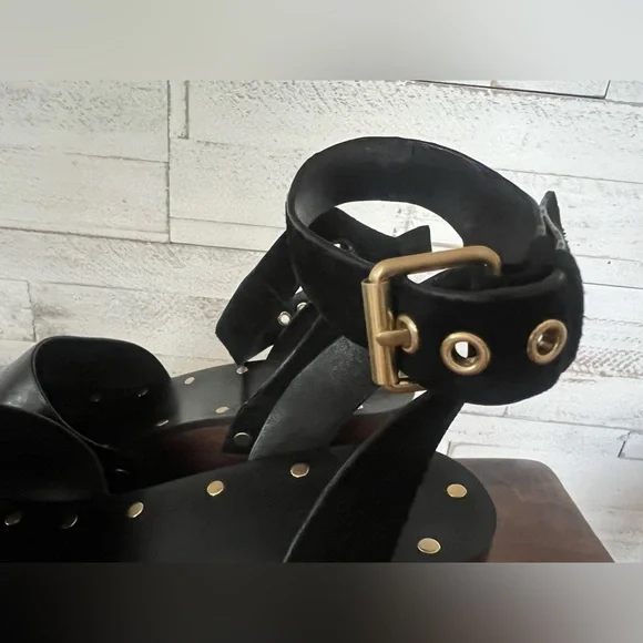 Madewell The Anouk Platform Clog Sandal in size 8